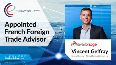 Everbridge’s Vincent Geffray Appointed French Foreign Trade Advisor in The United States (Graphic: Business Wire)