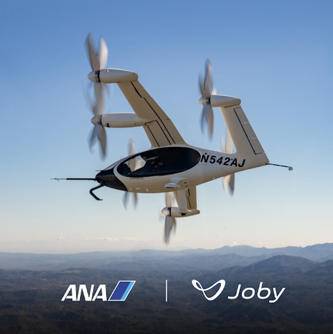 Joby’s all-electric aircraft performing a flight test near Big Sur, California (Photo: Business Wire)