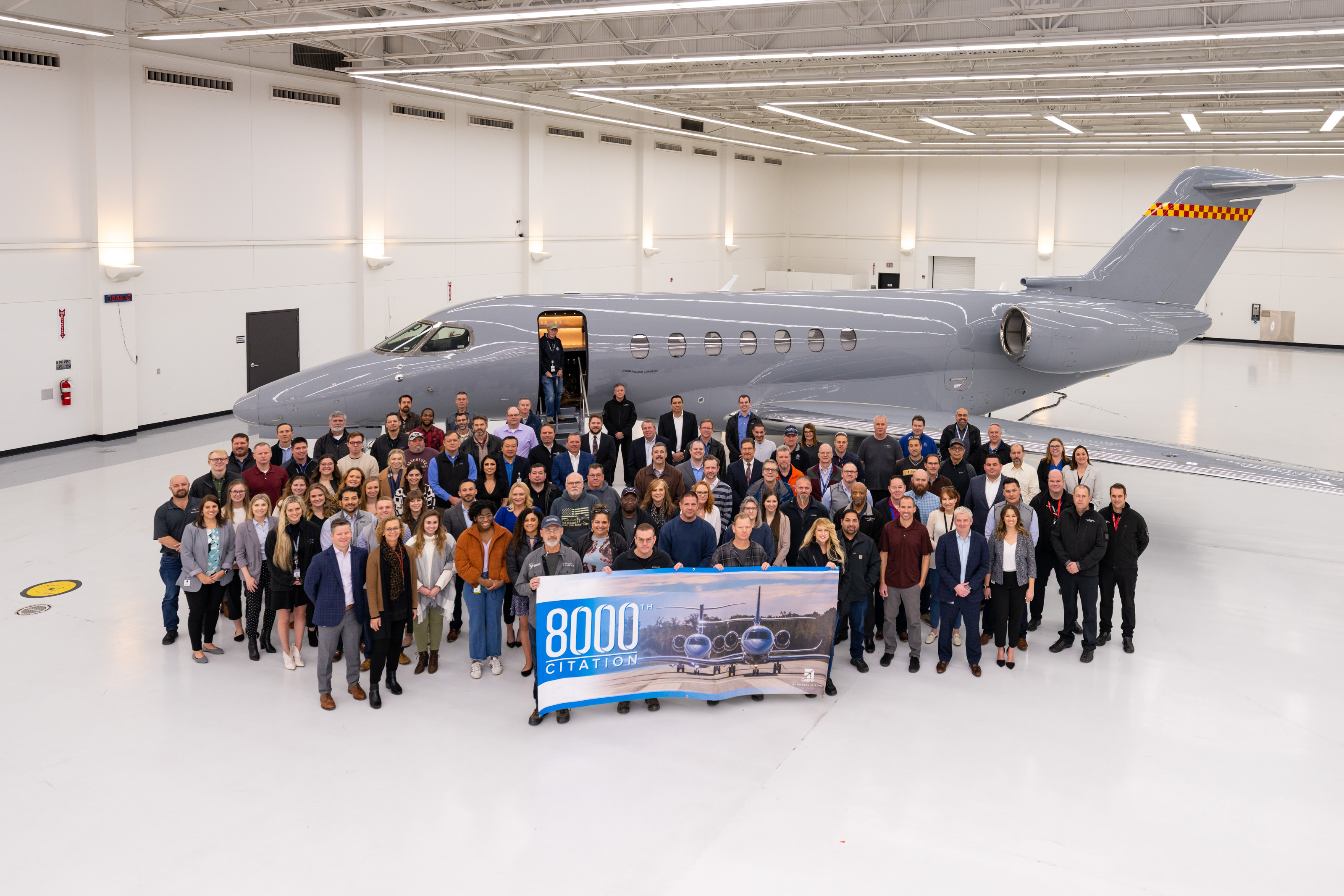 Textron Aviation Delivers 8 000th Cessna Citation Business Jet Milestone Longitude Aircraft Joins Scotts Miracle Gro S Fleet Of Citations Business Wire