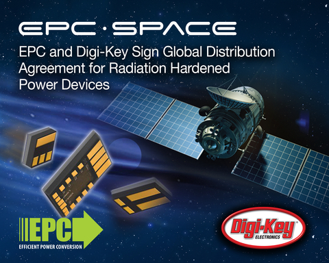With EPC Space products, Digi-Key Electronics now offers the unmatched reliability and performance of GaN power semiconductors, accelerating revolutionary advances in critical spaceborne systems worldwide. (Graphic: Business Wire)