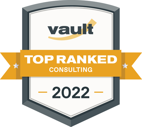 DeciBio ranked #4 on Vault’s 2022 Best Boutique Consulting Firms list. (Graphic: Business Wire)