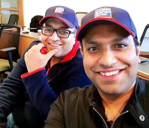 Cyble Co-founders, Beenu Arora (right) and Manish Chachada (left) (Photo: Business Wire)