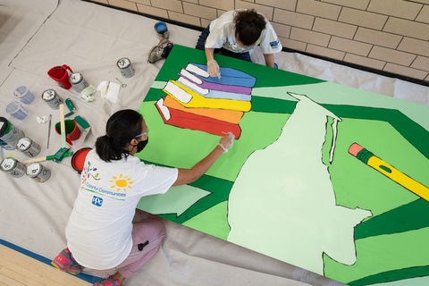 In 2021, PPG employees completed 56 COLORFUL COMMUNITIES® projects in 17 countries. (Photo: Business Wire)