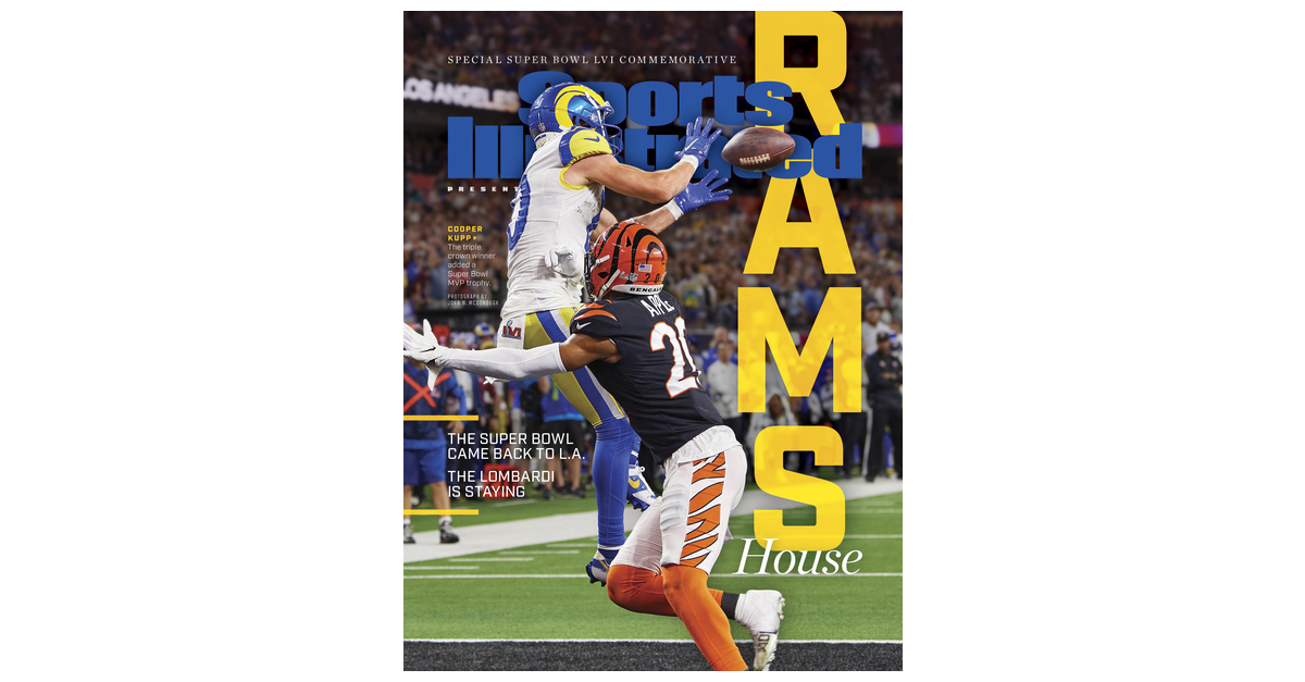 Los Angeles Rams Super Bowl LVI Football Poster, LA Rams Super Bowl 56  Print, RAMS NFL Gift