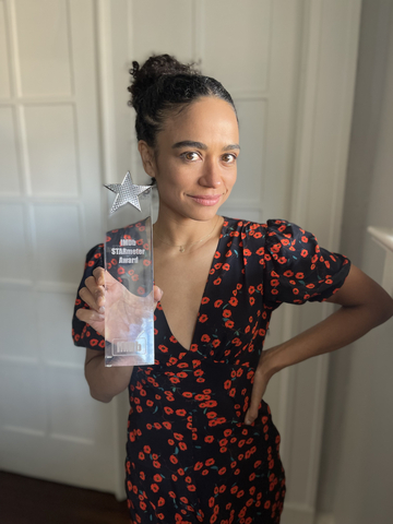 original Lauren Ridloff Receives an IMDb "Fan Favorite" STARmeter Award (Photo courtesy Lauren Ridloff for IMDb)