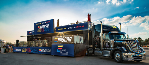 Allied Esports Truck Featuring eNASCAR Arcade Activation (Photo: Business Wire)