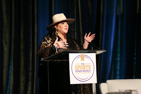 Denise White accepting her award. (Photo: Business Wire)