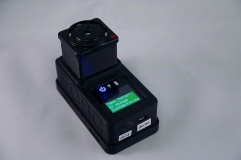 original The handheld VK3 device uses a camera and small computer to identify chemical and biological samples by analyzing colorimetric sensors on an assay. (US Army photo courtesy of TechLink)