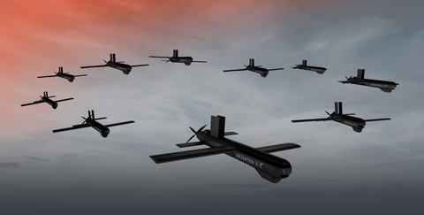 Ground-launched HALCON Hunter 2 Swarming Drones (Photo: AETOSWire)