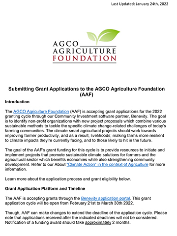 thumbnail AAF 2022 Grant Overview