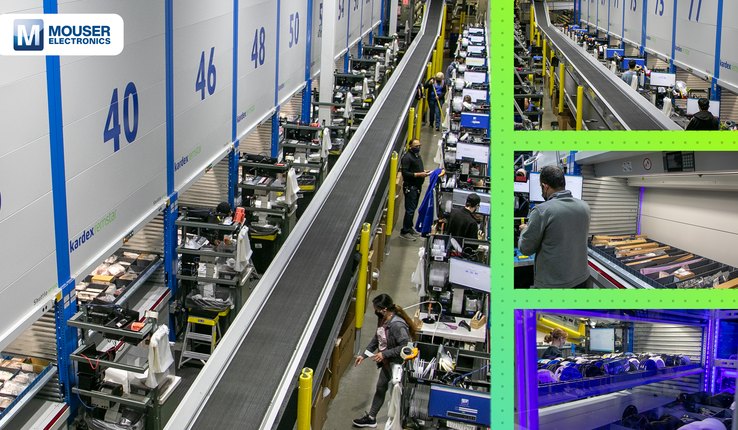 Mouser Electronics' State-of-the-Art Distribution Center Features