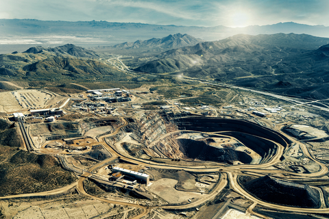 Mountain Pass, in California, is North America’s only active and scaled rare earth production site. (Photo: Business Wire)