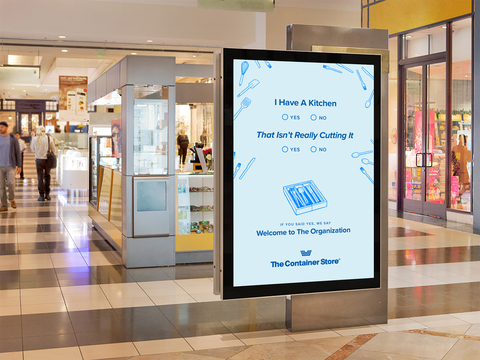 Evergreen mall kiosk example. (Photo: Business Wire)