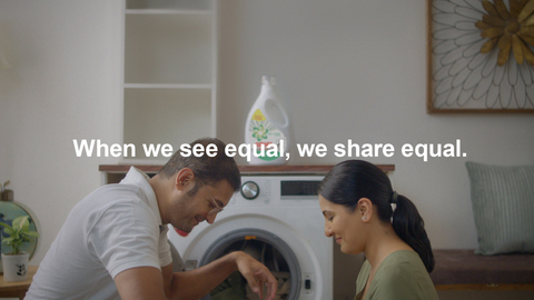 Ariel India launches new film with the message - ‘When we #SeeEqual, we #ShareTheLoad’ in an attempt to drive conversation and give men one more reason to divide the responsibility of household chores (Photo: Business Wire)