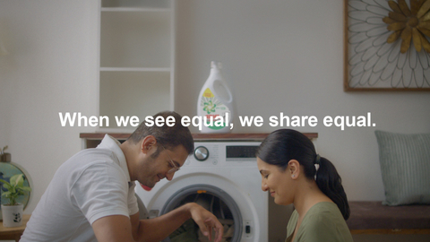 original Ariel India launches new film with the message - ‘When we #SeeEqual, we #ShareTheLoad’ in an attempt to drive conversation and give men one more reason to divide the responsibility of household chores (Photo: Business Wire)