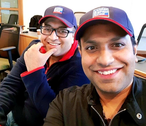 original Cyble Co-founders, Beenu Arora (right) and Manish Chachada (left) (Photo: Business Wire)