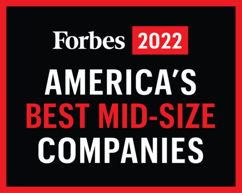 TechTarget was named to the Forbes 2022 List of America's Best Mid-Sized Companies (Graphic: Business Wire)