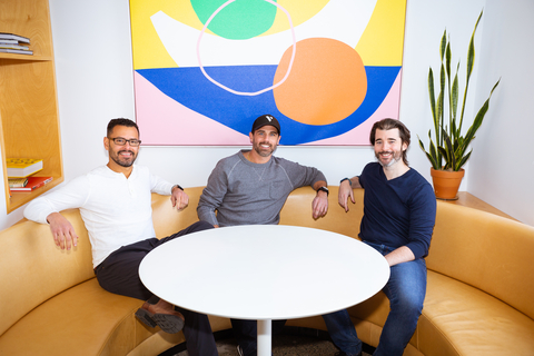 Vend Co-founders left to right: Ariel Diaz, Ryan Neu, Aaron White (Photo: Alex Joachim)
