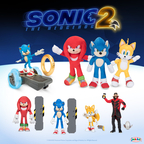 Boneco Colecionável Action Figure Knucles - Sonic: O Filme 2 e