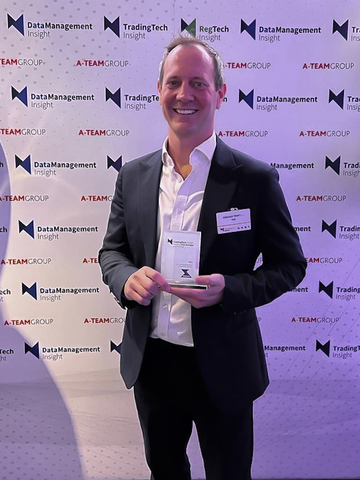 Alastair Watson collecting the award (Photo: Business Wire)