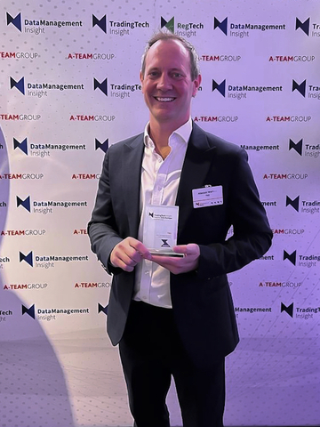 original Alastair Watson collecting the award (Photo: Business Wire)