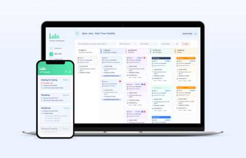 The Lula technology platform streamlines the maintenance process for single-family and multifamily property managers and their tenants (Photo: Business Wire)