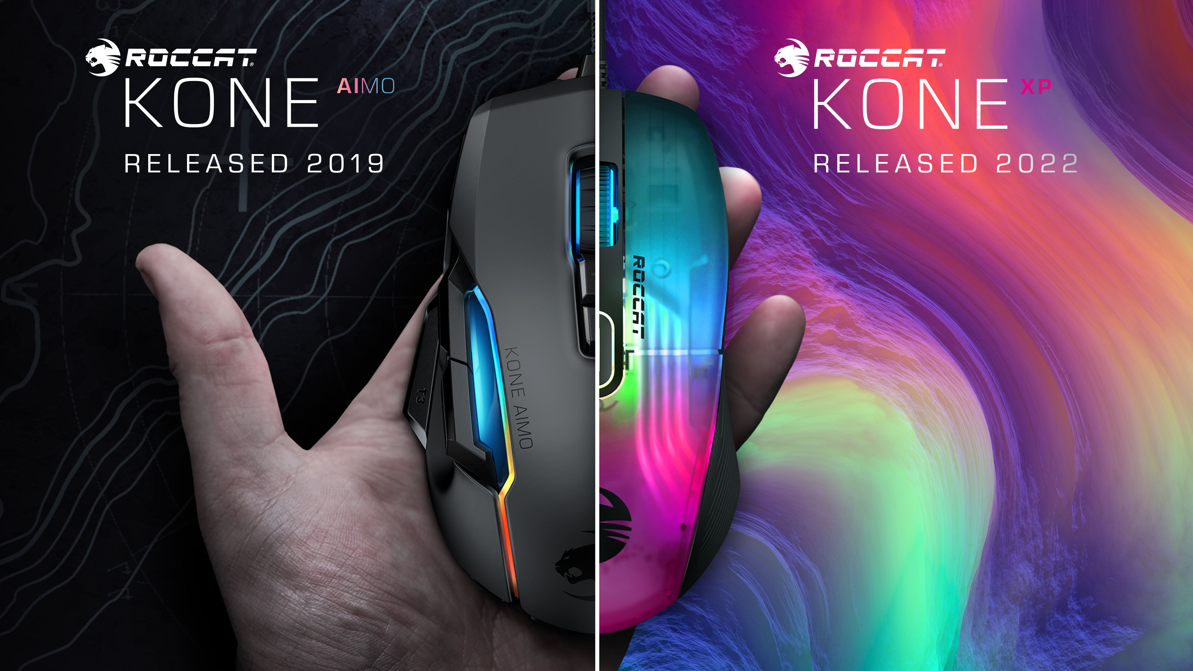 ROCCAT\'s All-New Kone Mouse Lighting RGB With Specs Top Fan-Favorite & 3D the XP Refines Stunning Business Design | Brand\'s Wire Ergonomic