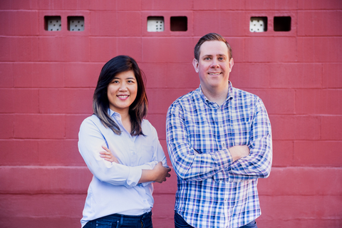 Gloria Lin, CEO & Co-Founder; Joel Poloney, CTO & Co-Founder (Photo: Business Wire