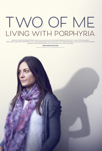 Poster and production credits for Two of Me: Living with Porphyria (Photo: Business Wire)
