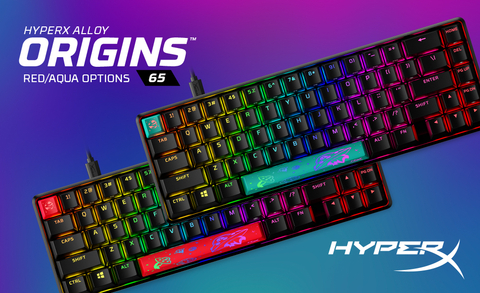 HyperX Alloy Origins 65 Mechanical Gaming Keyboard Now Shipping with Colorway Customizations (Graphic: Business Wire)