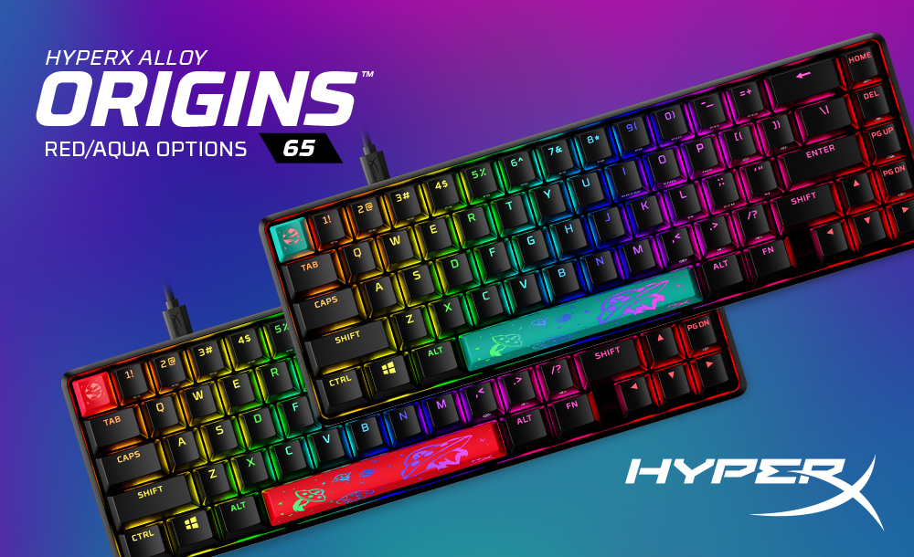HyperX Alloy Origins 65 Mechanical Gaming Keyboard Now Shipping with Colorway Customizations | Wire