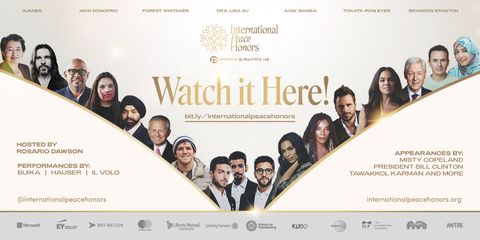 thumbnail Watch the 2022 International Peace Honors. (Photo: Business Wire)