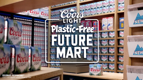 Nearly $85 million investment by Molson Coors will enable Coors Light to begin the move out of plastic rings this year, and across all Molson Coors’ North American brands by the end of 2025 (Graphic: Business Wire)