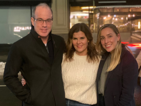 Investor Robert Devine with founders Kerry Fitzmaurice and Jenny Mauric
 (Photo: Business Wire)