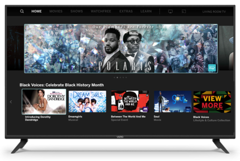 original P O L A R I S Sees Record Viewer Numbers on VIZIO (Photo: Business Wire)
