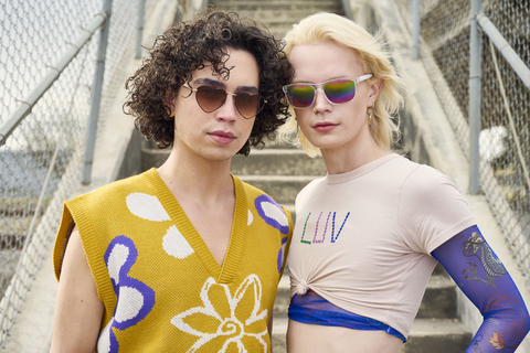 Designed to reach a confident, fashion-forward, and bold consumer, the SUN LUV collection features premium eyewear at an accessible price point of $40. (Photo: Business Wire)