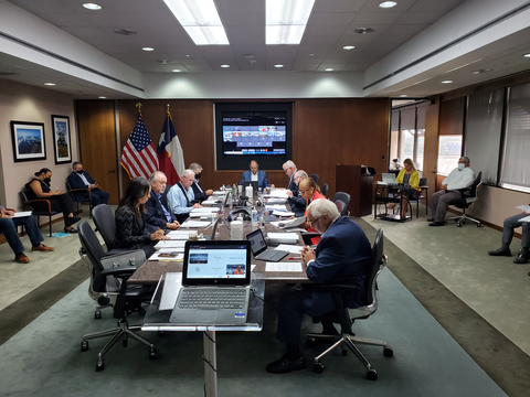 The Port Commission of the Port of Houston Authority in a meeting. (Photo: Business Wire)