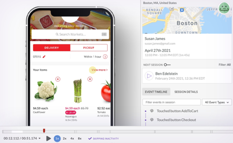 thumbnail High-fidelity, performant, secure session replay lies at the heart of LogRocket Mobile (Graphic: Business Wire)