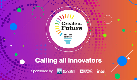 Mouser Electronics is proud to be a principal sponsor of the 20th Create the Future Design Contest, a challenge to engineers and students around the world to create the next great thing. (Graphic: Business Wire)