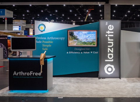 Lazurite will be exhibiting its ArthroFree fully wireless surgical camera system at three major medical conferences this month. (Photo: Business Wire)
