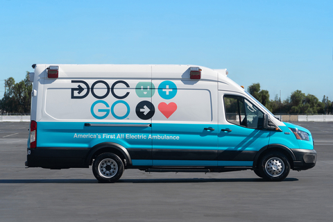 DocGo Unveils the Nation’s First All-Electric, Zero-Emissions Ambulance (Photo: Business Wire)