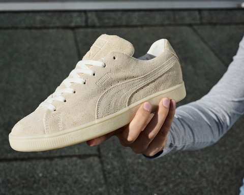 thumbnail Sports company PUMA is looking for 500 people in Germany to join brand ambassadors such as Cara Delevingne and Raphaël Varane to test the RE:SUEDE sneaker and become a part of the company’s experiment to see whether it can make a biodegradable version of its classic SUEDE. (Photo: Business Wire)
