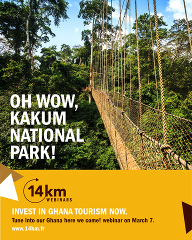 Wow, Kakum National Park. Invest in tourism in Ghana now. Listen to our Ghana webinar on March 7. (Graphic: Business Wire)