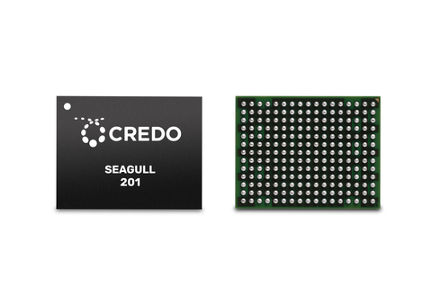 The Credo Seagull 201 quad channel retimer i ideal for high-density, datacenter Active Optical Cables (AOCs) or optical transceivers. (Photo: Business Wire)