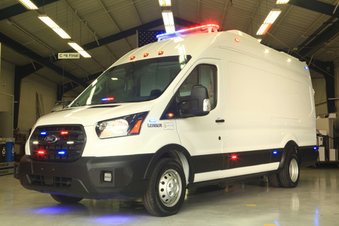 Leader Emergency Vehicles, a REV Ambulance Group company, delivers an all-electric, zero-emission ambulance to DocGo, a leading provider of last-mile mobile health services and integrated medical mobility. (Photo: Business Wire)