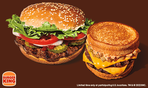 Burger King® Whopper® Melts — Three New Handheld Toasted Sandwiches — Now  Available Nationwide