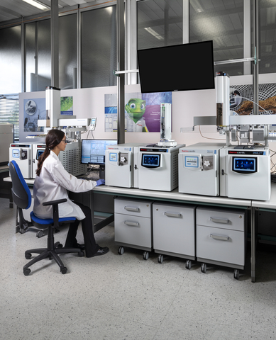 New GC/GC-MS instrument portfolio, including Thermo Scientific TRACE 1600 Series Gas Chromatograph, Thermo Scientific AI/AS 1610 Liquid Autosampler, Thermo Scientific ISQ 7610 Single Quadrupole GC-MS and Thermo Scientific TSQ 9610 Triple Quadrupole GC-MS/MS. (Photo: Business Wire)