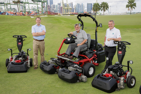 Sentosa Golf Club Enters 10-Year Partnership with Toro (Photo: Business Wire)