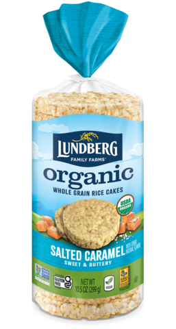 Lundberg Family Farms Salted Caramel Rice Cakes (Graphic: Business Wire)