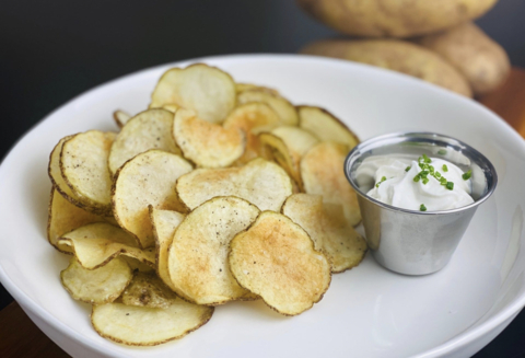 Salt and Pepper Air Fryer Chips in Celebration of National Potato Chip Day (Photo: Business Wire)